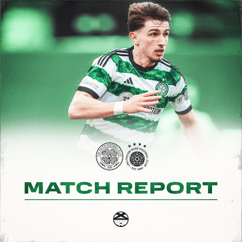 CelticFCB's tweet photo. 🗞 Rocco Vata hits a hat-trick as #CelticFCB deliver impressive win.
Read the full match report from last night's 3-0 victory over Linlithgow Rose ⤵
#CELLIN | #SLFL | #COYBIG🍀