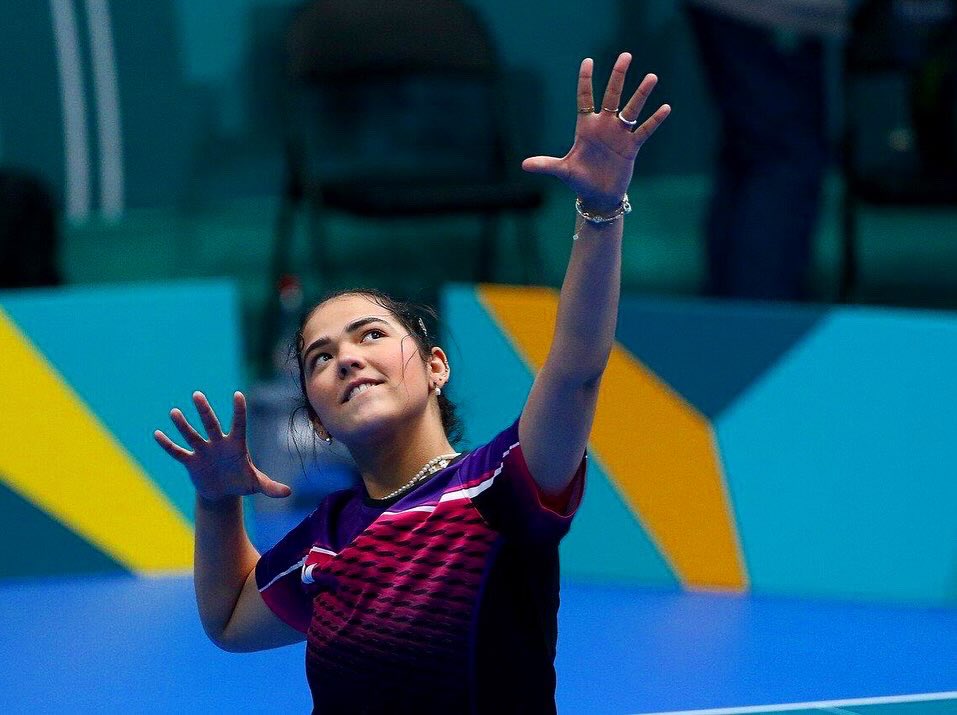 diaztabletennis's tweet photo. ¡Campeona de los Juegos Panamericanos 2023! 🤍Solo agradecer a mi increíble equipo de trabajo, a mi familia, a todos los fans, a Utuado y a PR. Siempre seré la nena que adora representarlos en cada competencia por el mundo entero. Que privilegio nacer puertorriqueñaaaa !!!! 🥹🇵🇷 https://t.co/esPeJ11n9R