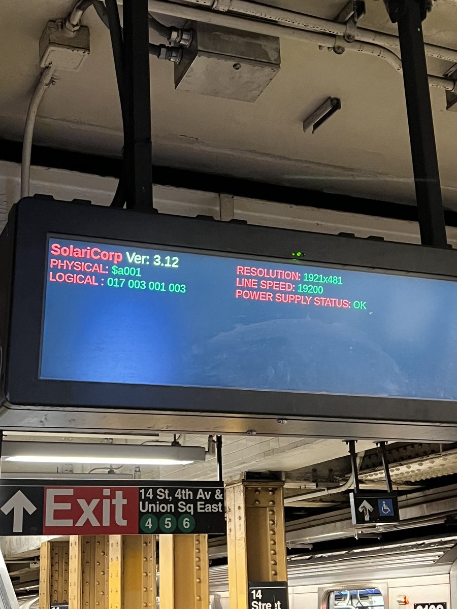 D_A_Matthews's tweet photo. @MTA @NYCTSubway @SolariDiUdine 
Pls fix tks https://t.co/2AV4kDHJqp