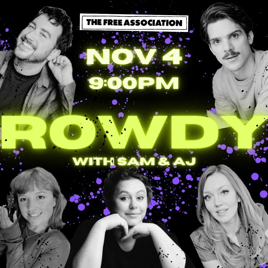 🚨This Saturday!🚨
Let’s get ROWDY at <a href="/FAImprov/">The Free Association</a>! 🥳🧨🍺🕺🏻🍻🎉👹