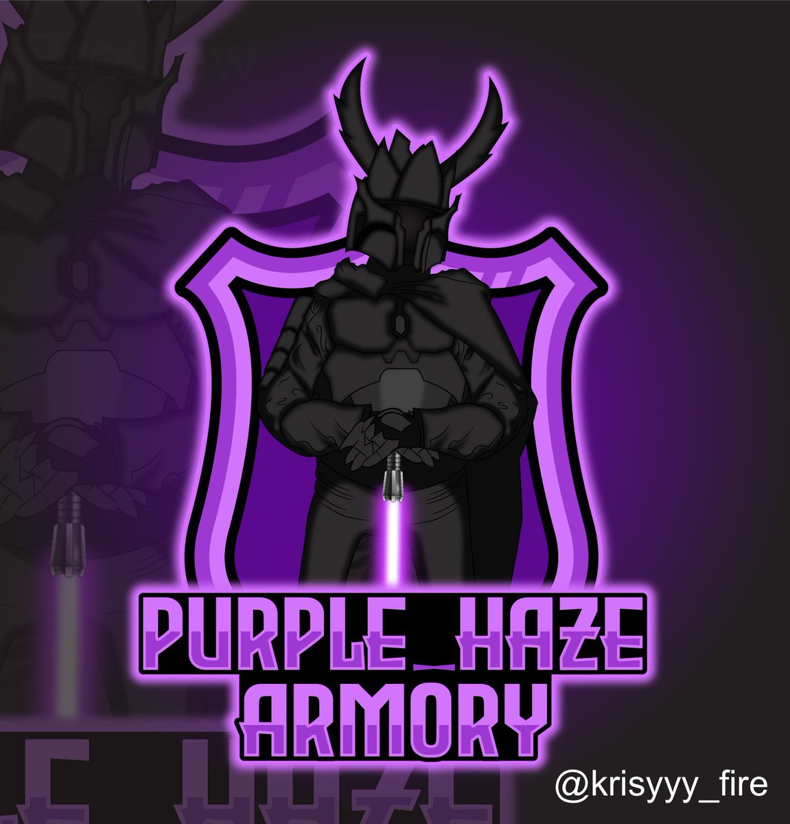 Just made this masterpiece for @purple_haze_armory 🦾

Many thanks for the love and support mate ❤️

#mascot #design #creative #cosplay #smallbusiness #lightsaber #horns #glow #happycustomer #art #illustration