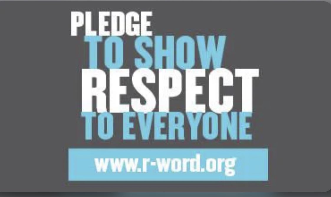 maggieKTVB7's tweet photo. For those who aren’t aware of the pain this word causes, here is an informative article from @SpecialOlympics. #endtheword https://t.co/bupthIuJOJ https://t.co/btUg92KO0H