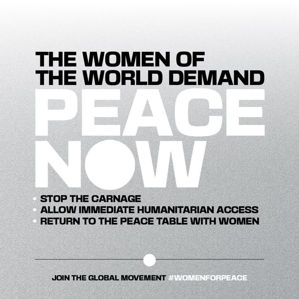 UNGeneva's tweet photo. Join #WomenForPeace a global movement led by global women leaders who are uniting at a time of escalating war and conflicts to say enough is enough, and to give peace a chance for the protection of -civilians, especially women and children. 🕊️ ☮️ https://t.co/YtZOPGgfaY