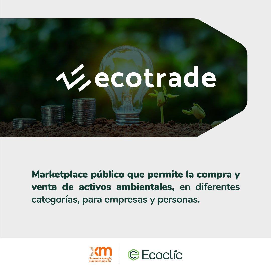 Ecoclic_'s tweet photo. Contamos con un portafolio de soluciones basadas en el uso de las tecnologías 4.0 para la gestión de los activos ambientales de carbono, biodiversidad, agua, material transformado y energía renovable. 🌎♻

🤩 Conoce uno de nuestros modelos: https://t.co/DuYSSCgfBx
