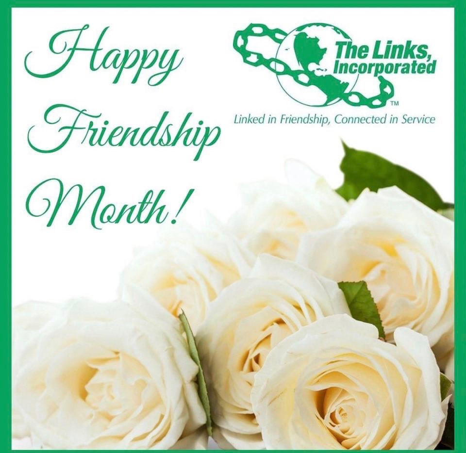 Happy Friendship Month! 

Friendship and service has been two major pillars of the Links, Incorporated for 77 years! We are so thankful for our chapter members and our sisters around the globe.

#EALinks #FriendshipMonth #MetroDCLinks