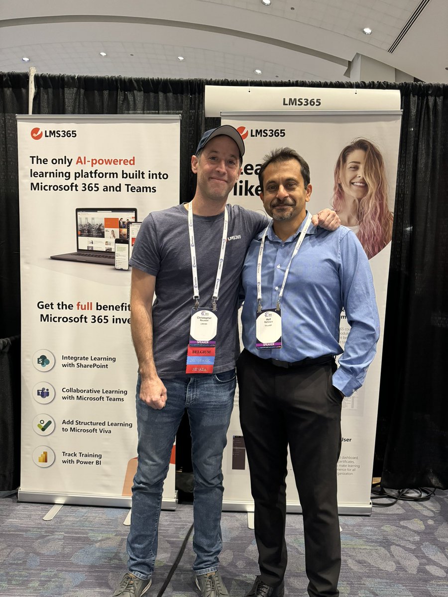 asifrehmani's tweet image. If you are looking for a learning management system, visit my friends at @lms365 . They have a perfect LMS solution hosted directly in the Microsoft 365 ecosystem.

#365EduCon Chicago