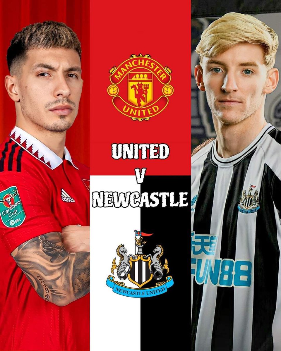PANDHITADHYASA1's tweet photo. 🏆 Carabao [EFL] Cup 2023-2024, Round 16
⚽ Man United 🔴 ⚔️ New Castle United ⚪
🏟️ Old Trafford Stadium, 🏴󠁧󠁢󠁥󠁮󠁧󠁿
🕚 Kick Off 03.30 Wib
📅 Thursday, 02 October 2023
🖥️ Live MUTV
📡 Streaming BBC Sport

United Match Day 
United Derby 
#GGMU 🔴 💪
#KeepCalmAndStayPositive  🔴🤟
🫰🔴 💪 https://t.co/q0WBR8bXec