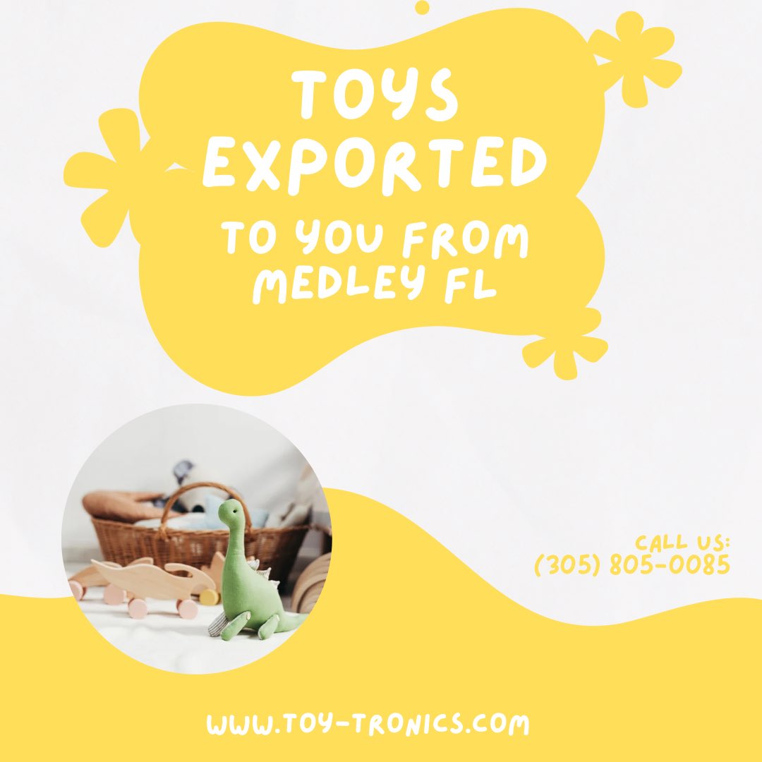 ToyTronicsSales's tweet photo. Here for you to find the best products for your business.
#toytronics #toys #toy #gift #business #import #export #exporttoys #importtoys #toysale #giftsale #medley #florida #wholesale #wholesaledistributors https://t.co/rFXxTn6YOS