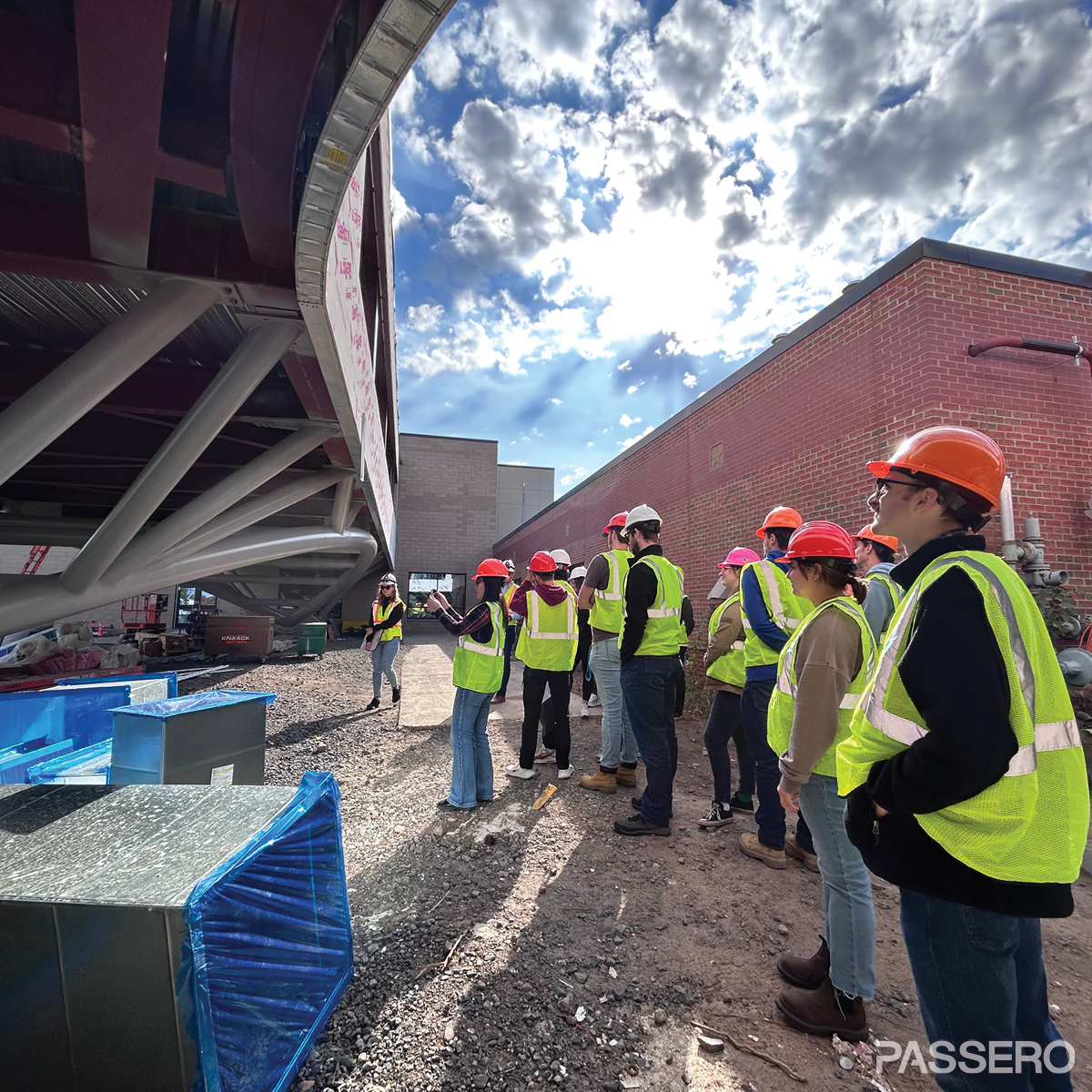 PasseroAssoc's tweet image. Passero's Structural team sharing their expertise with RIT's Department of Civil Engineering Technology Steel Design class.   #PasseroEducation #SiteTourSuccess #EngineeringInAction #RIT #StructuralEngineering #RITCivilEngineering #SteelDesign
