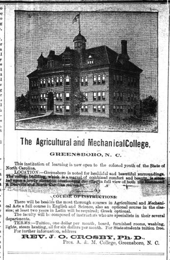 During the first week of November in 1893, students first entered the Administrative Building, A&amp;T's first completed structure, (Old Dudley Hall) for the first time.​

#AggiePride #AggiesInTheArchives