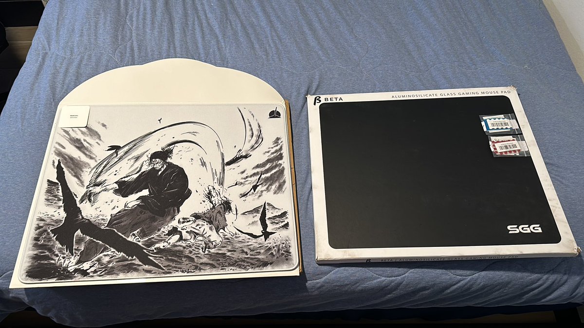 LETS FREAKIN GOO!! Huge s/o to <a href="/SprintGamingG/">Sprint Gaming Gear</a> for sending me out their glass pad! And picked up the <a href="/Musashigear/">Musashi</a> <a href="/strahfe/">strahfe</a> mousepad! Using these both tonight! Over on Twitch!
