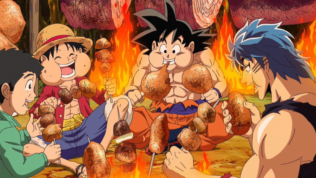 One Piece x Dragon Ball x Toriko - 9GAG