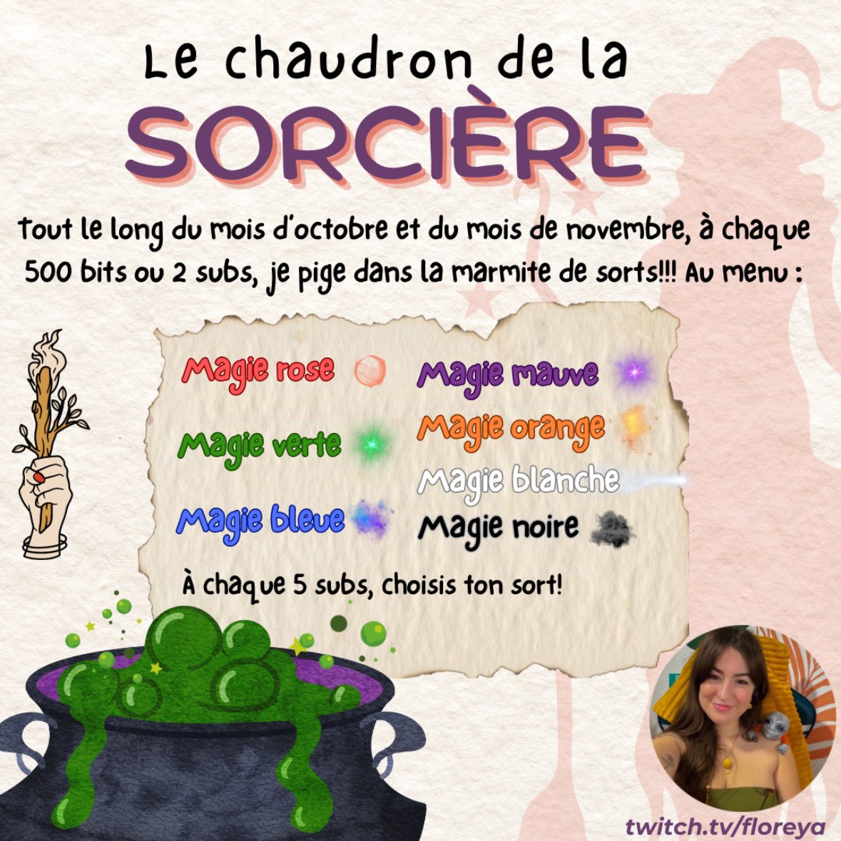 Le chaudron de la sorcière se poursuit en novembre ☕️🍂🧙‍♀️