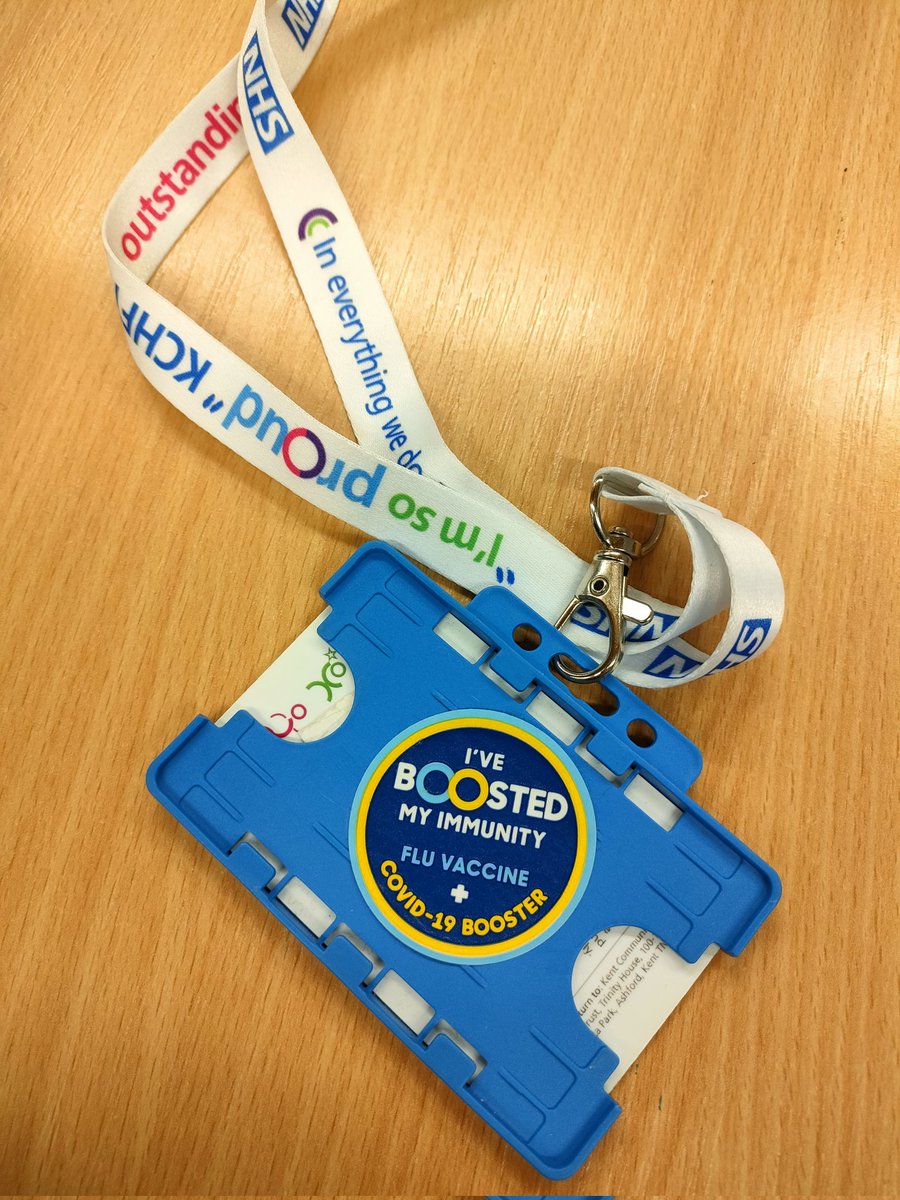 GowerSarah's tweet photo. Feeling looked after, thank you @NHSKentCHFT #nhsproud #kchftproud #VaccinesWork https://t.co/qlswZP8m4w