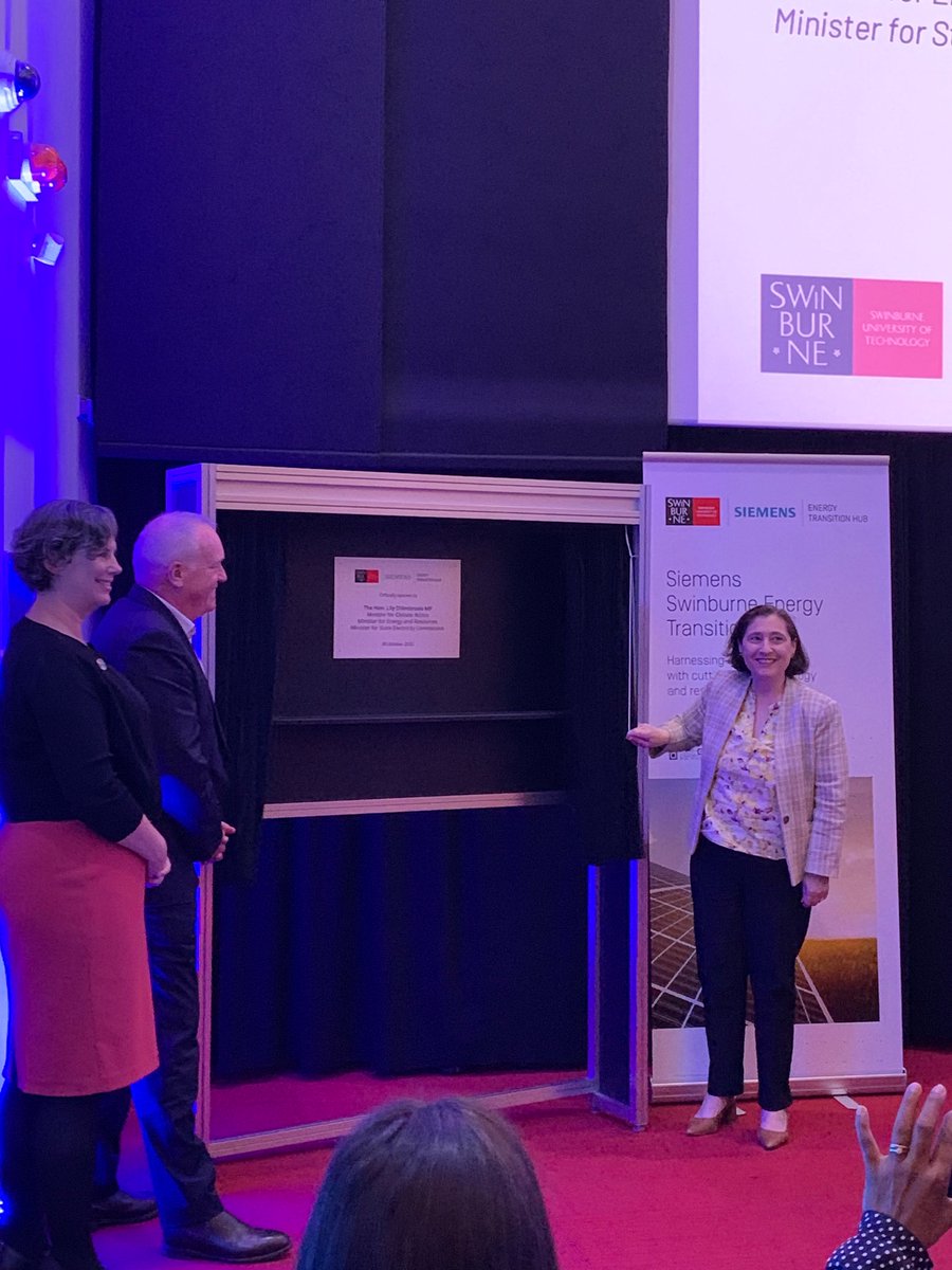 integrasysaus's tweet photo. Integra was delighted to be present for the launch of the Siemens @Swinburne  Energy Transition Hub, officially opened by the Hon Lily D’ambrosio MP. Integra is proud to have donated an Integra K4.0 to help facilitate the digitisation &amp; circular pathways in this facility. https://t.co/dE1Dikn5PN