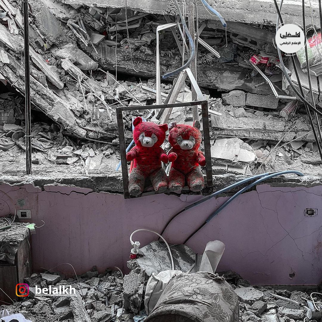 Timesofgaza's tweet image. The toys remained, but the children didn’t.