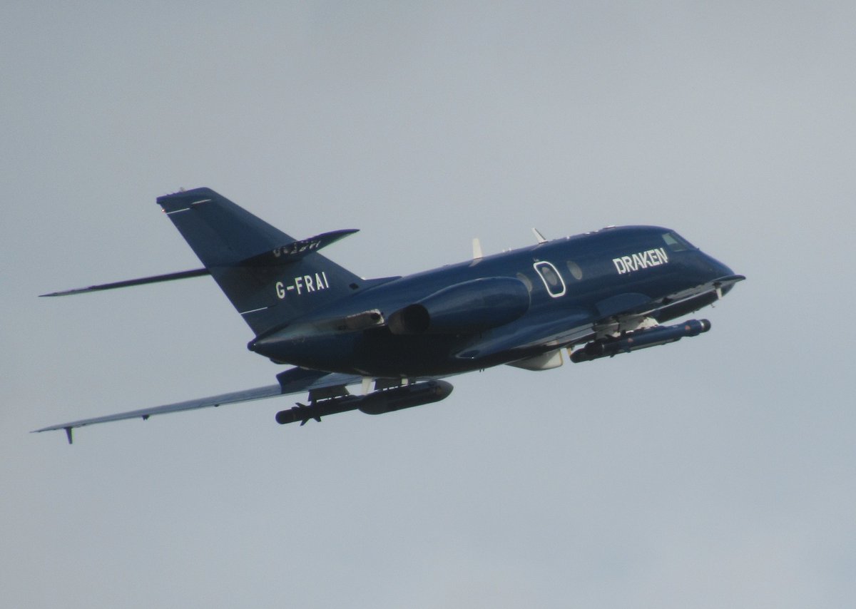 BloodyPolitics's tweet photo. As Exercise Joint Warrior 2023-2 draws to a close, boohoo, here's a few snaps I took of the Draken bad boys playing war games in Scottish skies.

#GFRAP #GFRAI #GFRAR #GFRAS 
#JointWarrior #Falcon20 #avgeek https://t.co/NCUoDaytpx
