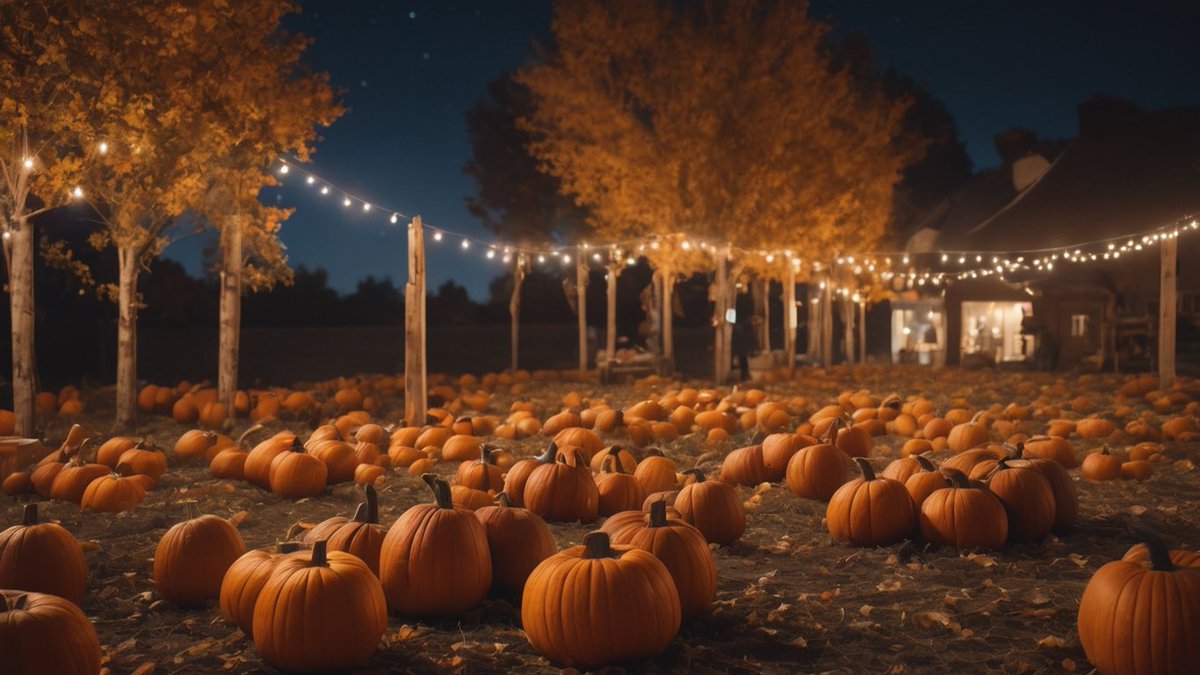 The Last of Autumn 

A beautiful pumpkin patch with fairy lights and withering trees.

#autumn #pumpkins