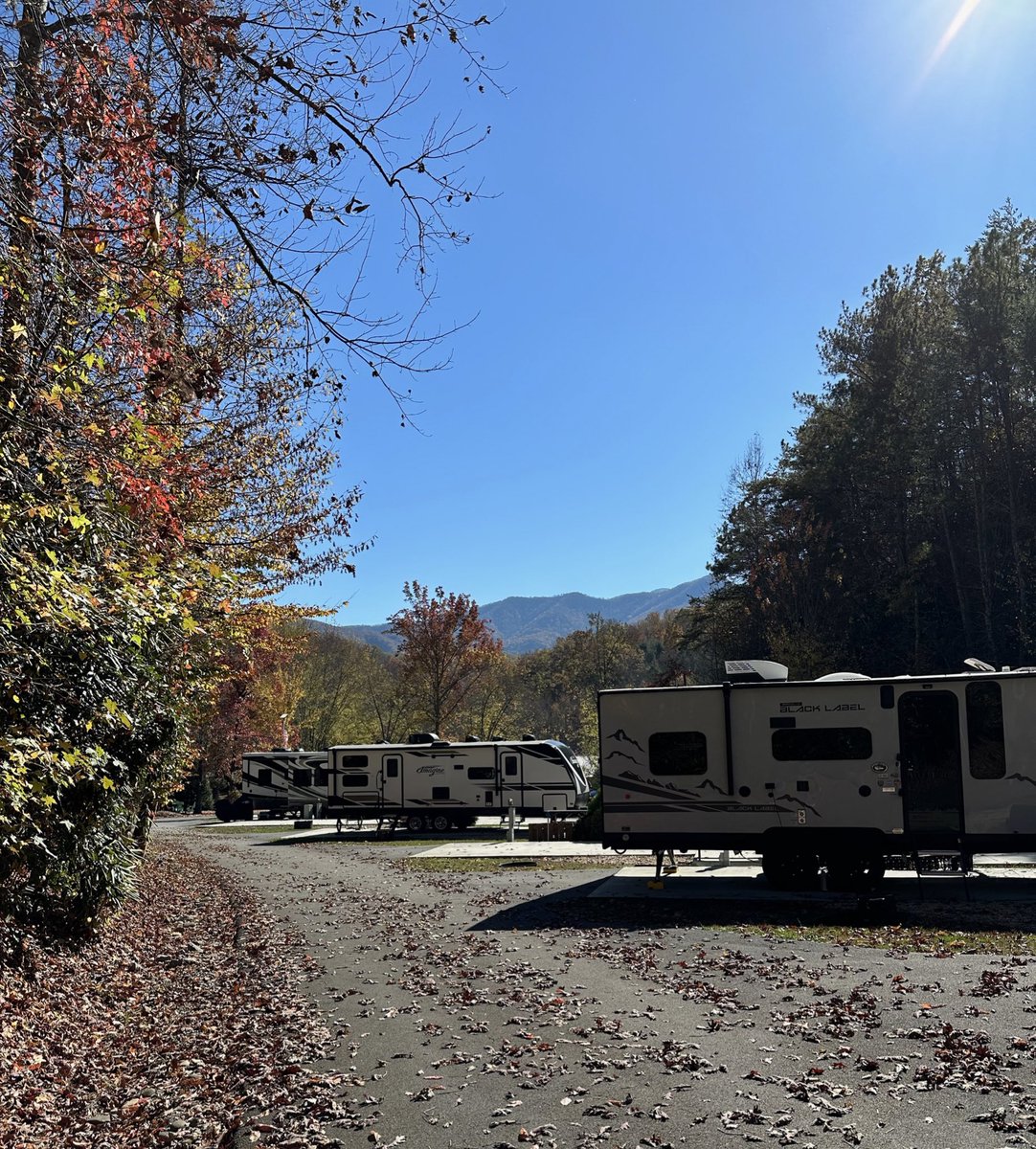 CampLeConte's tweet photo. Happy November! Spend this fall at Camp LeConte. 🍂🦃🍁 #fall #November #camping #campground #gatlinburg #tennessee #mounatins https://t.co/GvzUSfWUwv