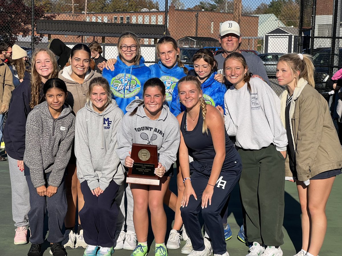 Congrats to <a href="/GraniteBears/">MA Athletics</a> 
Ladies 🎾 2023 <a href="/NCHSAA/">NCHSAA</a> 1A 
West Regional Dual Team Champs
GO 🐻🏆🏆🏆 <a href="/MACSchools/">Mount Airy City Schools</a> <a href="/granitesquad/">GSOD</a> <a href="/MrCoryLeeSmith/">Cory Smith</a> @running76 <a href="/AshleyHGraham/">Ashley Graham</a> <a href="/bhallwfmy/">Brian Hall</a> <a href="/HighSchoolOT/">HighSchoolOT</a>