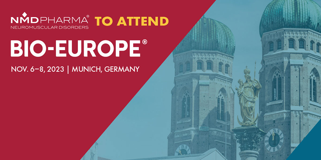 #NMDPharma will participate in #BIOEurope in Munich from 6-8 November, Europe’s flagship partnering event for #biotech. If you are attending, please contact contact@nmdpharma.com or reach out to us through PartneringONE informaconnect.com/bioeurope/part… to set up a meeting.