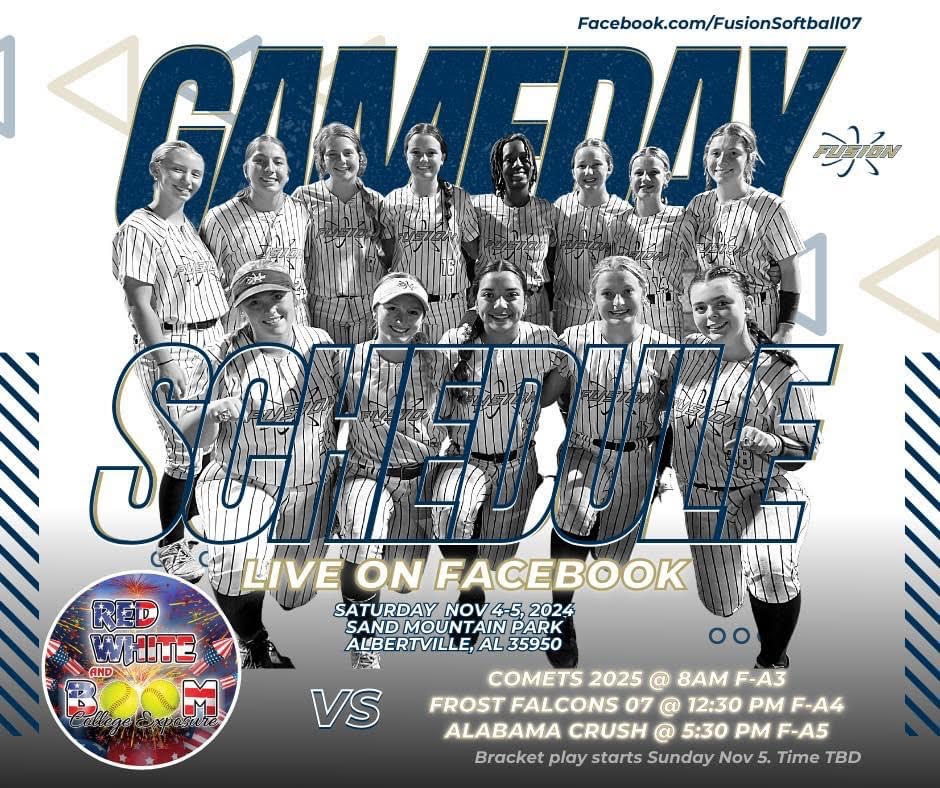 Elizabeth (Liddy) Falkner (@liddy_falkner) on Twitter photo Come see us at the Red White and Boom this weekend in Albertville!! <a href="/ClarkGSCC/">Ryan Clark</a> <a href="/coachangelbrown/">Angel Brown</a> <a href="/aamusoftball/">Alabama A&M Softball</a> <a href="/COACHJODY13/">Jody Long</a> <a href="/Kevin16Connell/">Kevin Connell</a> <a href="/tigertownpc11/">Bobby Robbins</a> <a href="/CoachCasey_HC/">Casey Chrietzberg</a> <a href="/Mmitigerssoftba/">MMI Softball</a> @KoriMegan23 <a href="/UTSSoftball/">UTSouthern Softball</a> <a href="/kelseyshodgson/">Kelsey Hogan</a> @t_hut20 @coachjen21 @faulknerSFBL <a href="/bscc_softball/">Bevill Softball</a> Come see us at the Red White and Boom this weekend in Albertville!! <a href="/ClarkGSCC/">Ryan Clark</a> <a href="/coachangelbrown/">Angel Brown</a> <a href="/aamusoftball/">Alabama A&M Softball</a> <a href="/COACHJODY13/">Jody Long</a> <a href="/Kevin16Connell/">Kevin Connell</a> <a href="/tigertownpc11/">Bobby Robbins</a> <a href="/CoachCasey_HC/">Casey Chrietzberg</a> <a href="/Mmitigerssoftba/">MMI Softball</a> @KoriMegan23 <a href="/UTSSoftball/">UTSouthern Softball</a> <a href="/kelseyshodgson/">Kelsey Hogan</a> @t_hut20 @coachjen21 @faulknerSFBL <a href="/bscc_softball/">Bevill Softball</a>