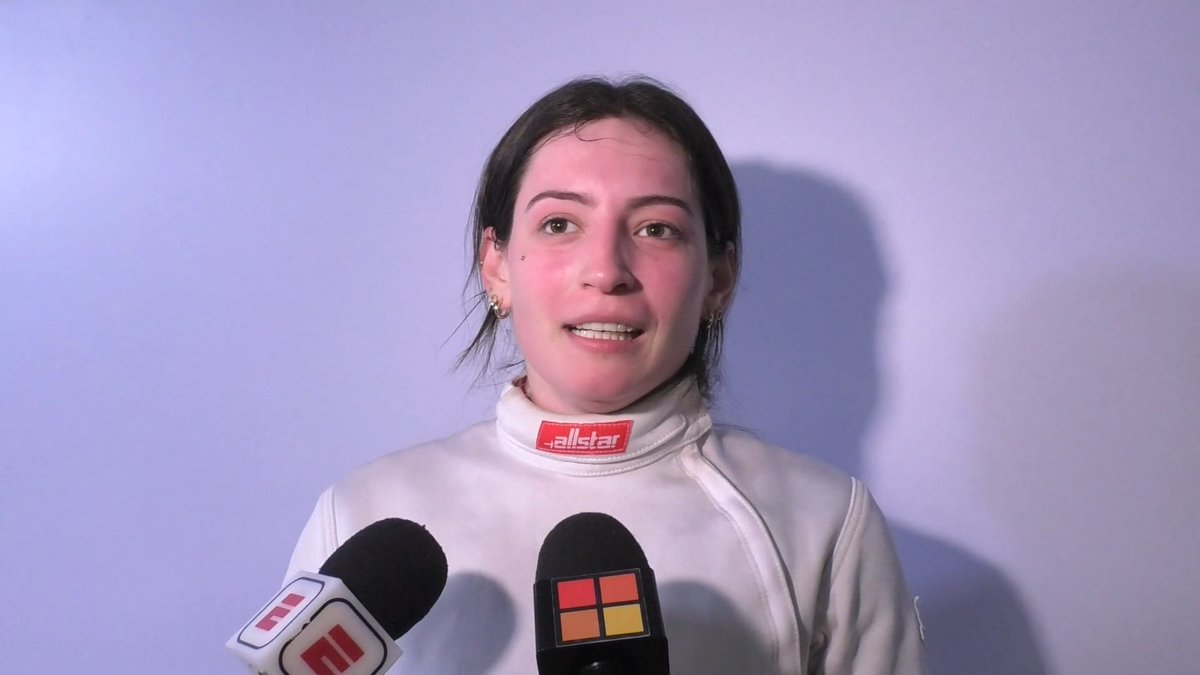 #EstamosAhí: Declaraciones de la atleta del Team Chile, Analía Fernández, tras obtener medalla de bronce en Esgrima.

Deportes de señal.mediabanco.com