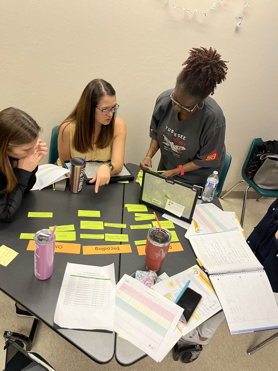 K-2 Teachers digging into Wilson Fundations data to collaborate and meet student needs. Sorting learning activities and determining next steps for their students. Thank you for your input and reflections. <a href="/VineyardsVipers/">Vineyards Elementary</a> <a href="/CCPSElemELA/">CCPS Elementary ELA</a> <a href="/collierschools/">Collier County Public Schools</a>