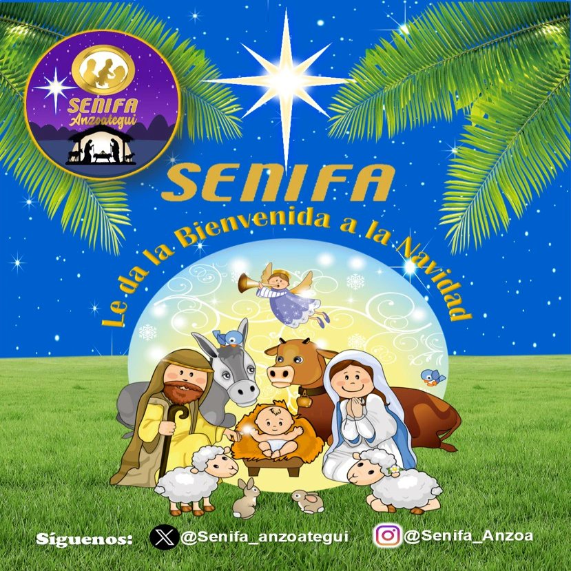 Senifa_Anzoa's tweet photo. Senifa ANZOATEGUI acatandonlas direcciones de nuestro presidente @NicolasMaduro 
Le damos la bienvenida a la navidad ... 
senifa somos todos https://t.co/JlGyiK8BIw