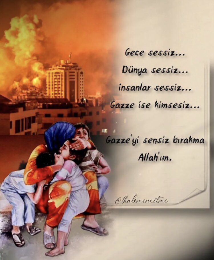 ...

Senden başka kimsesi olmayan mazlumları koru Ya Rabbim.. Amin 🤲😔