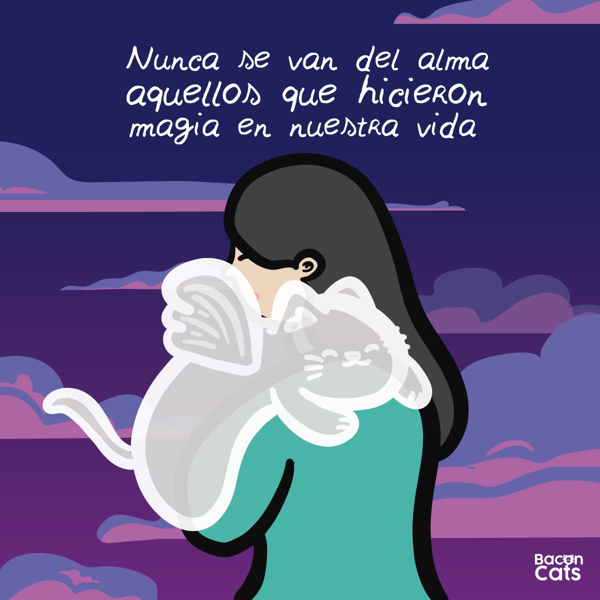 Baconcatsmx's tweet photo. Para aquellos que aunque se han ido, se mantienen presentes en nuestra vida  🩵✨ 

 #DíaDeMuertos https://t.co/2gqhg175kp
