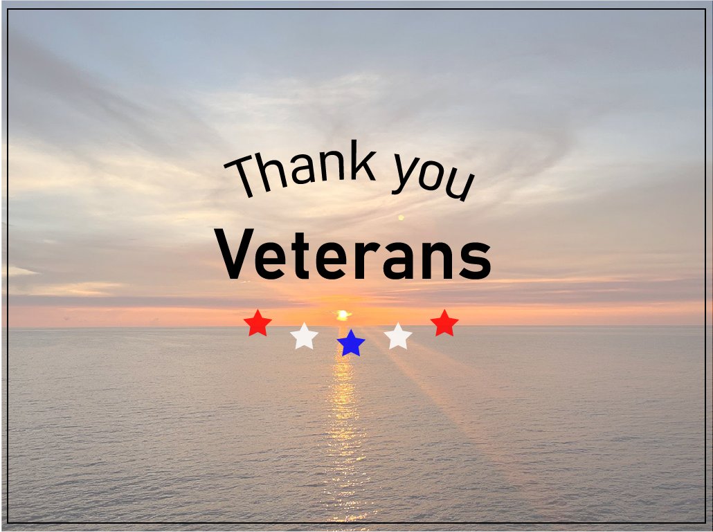 Coast Survey recognizes, respects and honors all veterans for their patriotism, sacrifice and commitment to serve our country. We wish you a Happy Veterans Day and thank you very much for your service. #veteransday2023 #veteransday