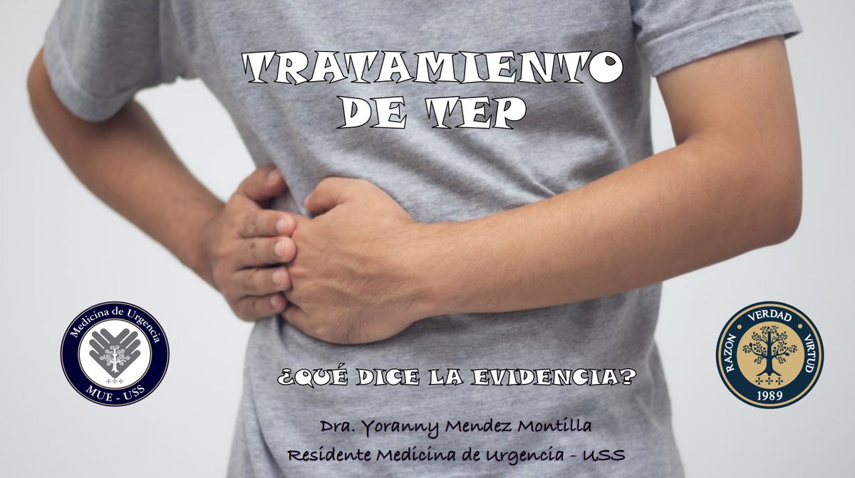 MUE_USS's tweet photo. Dejamos parte de los mensajes importantes que presentó la Dra Yoranny Mendez acerca de la evidencia en el tratamiento del TEP:
- El tratamiento del TEP va a depender de la severidad: no es lo mismo tratar un TEP de bajo riesgo, submasivo o masivo.
(1/4) https://t.co/oq9k1HLgCy