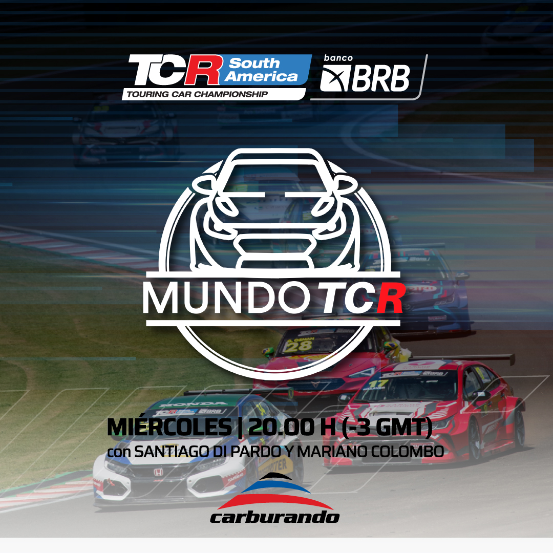 tcrsouthamerica's tweet photo. Hoy 20:00 horas, no te pierdas #MundoTCR en @CarburandoTV con las noticias de TCR alrededor del mundo y todo lo que viene en la última fecha del año en Cascavel 🇧🇷
Hoje, às 20h, não perca #MundoTCR na @CarburandoTV com notícias do TCR ao redor do mundo e tudo o que vem por aí no último encontro do ano em Cascavel 🇧🇷
👉 https://t.co/Ur3mmwO0GO
#TCRSouthAmericaBRB #TCRSeries #TCRNews