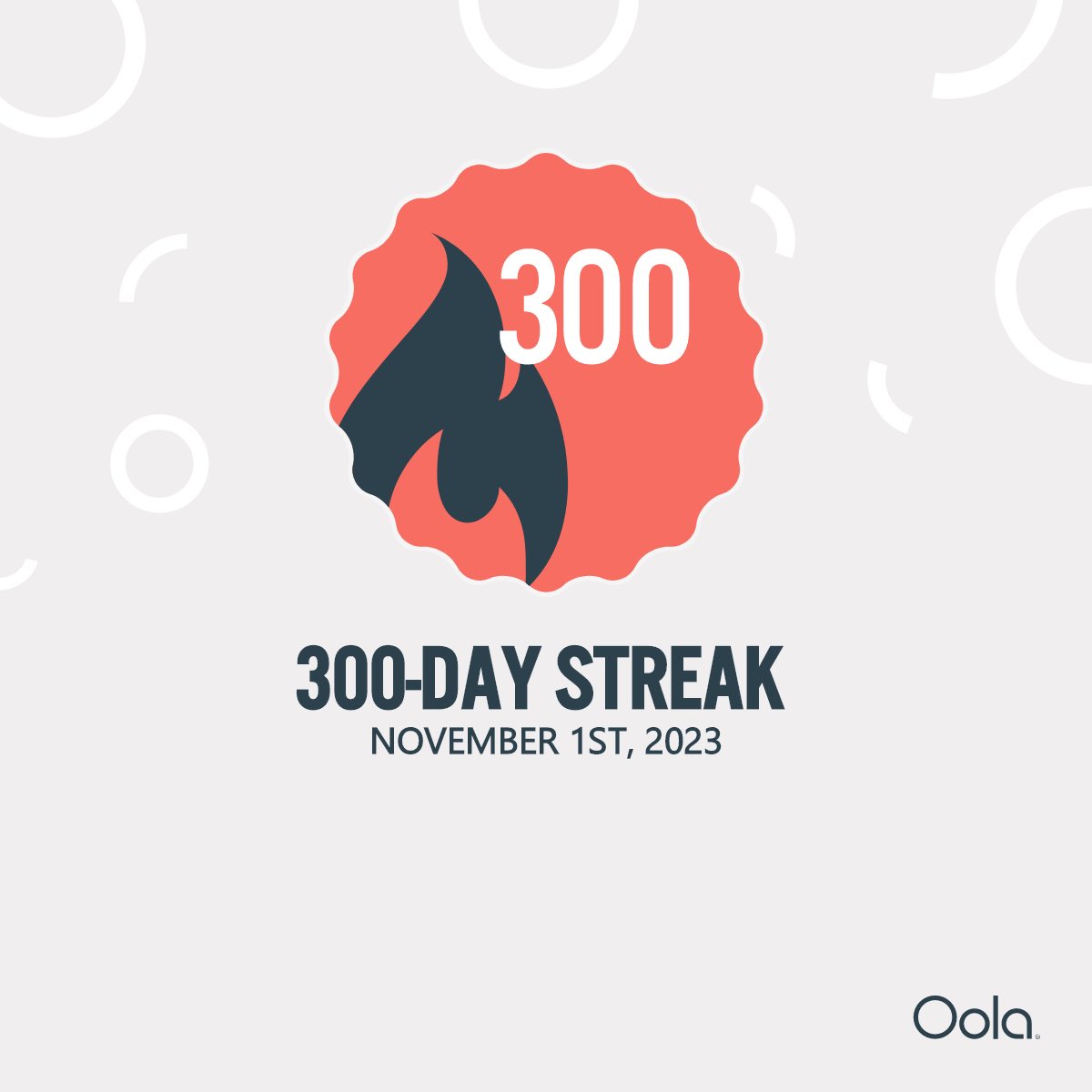Oola_Steph's tweet image. I finally hit my 300-day streak! 🔥🔥🔥 At least 3 intentional action steps each day! 💥💥💥 #oola #oolalife #liveoola #livedifferently #1b7 #personaldevelopment
