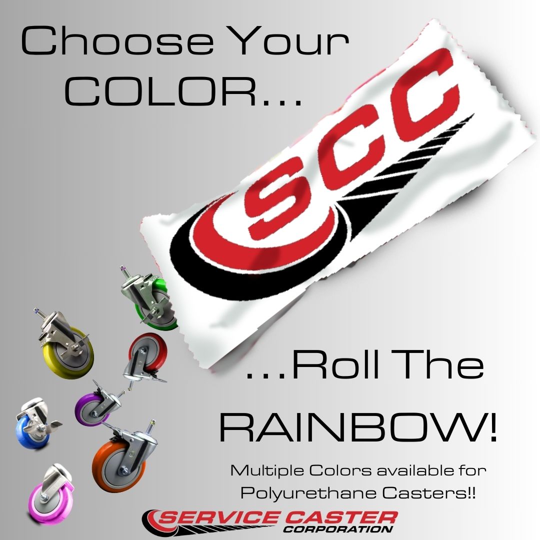 SERVICECASTER's tweet image. Multiple Colors available for Polyurethane casters!
#CasterWheels #IndustrialProducts #Multiplecolors