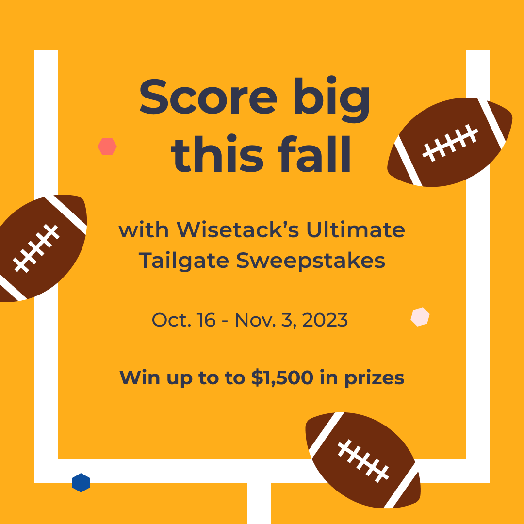 Want a chance to score BIG from brands like YETI, Apple and Milwaukee?   

Sign up now for <a href="/WisetackInc/">Wisetack</a>'s Ultimate Tailgate Sweepstakes! 

Register now 👉learn.wisetack.com/sweepstakes?ut…