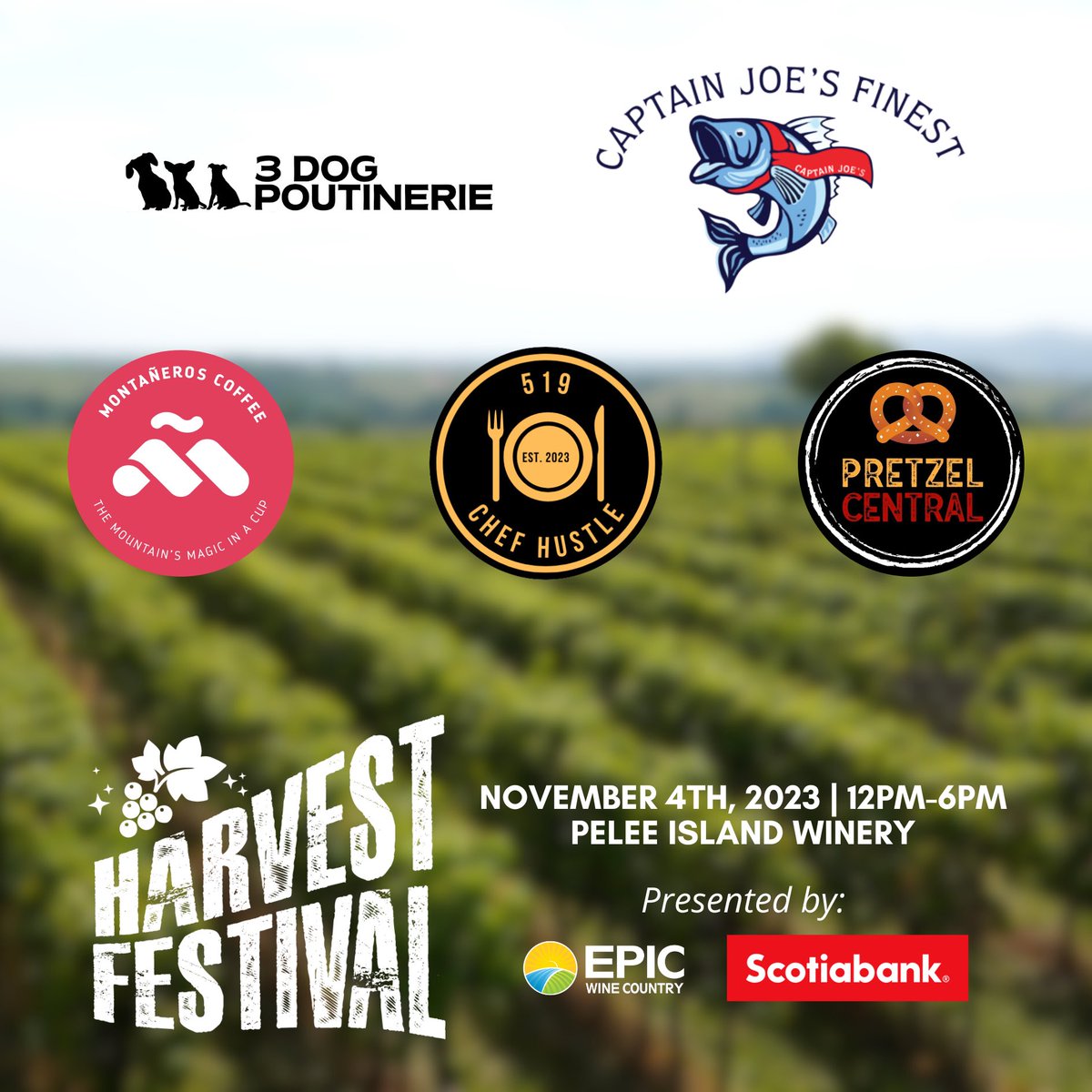 What pairs better with wine than delicious eats?! 🍕

Tickets are on sale now and will be available at the door. Can’t wait to see you! 3 days to go!!