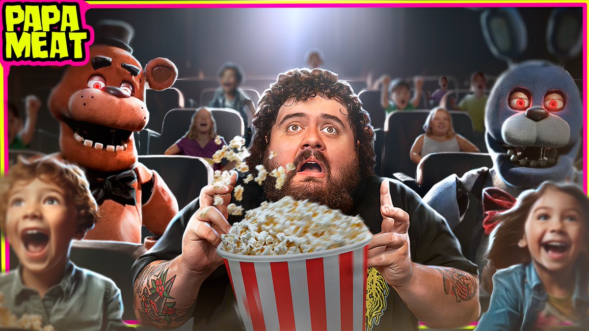 meatcanyon's tweet photo. Chatting about the FNAF movie today. Link below https://t.co/wuG5Brpo7S