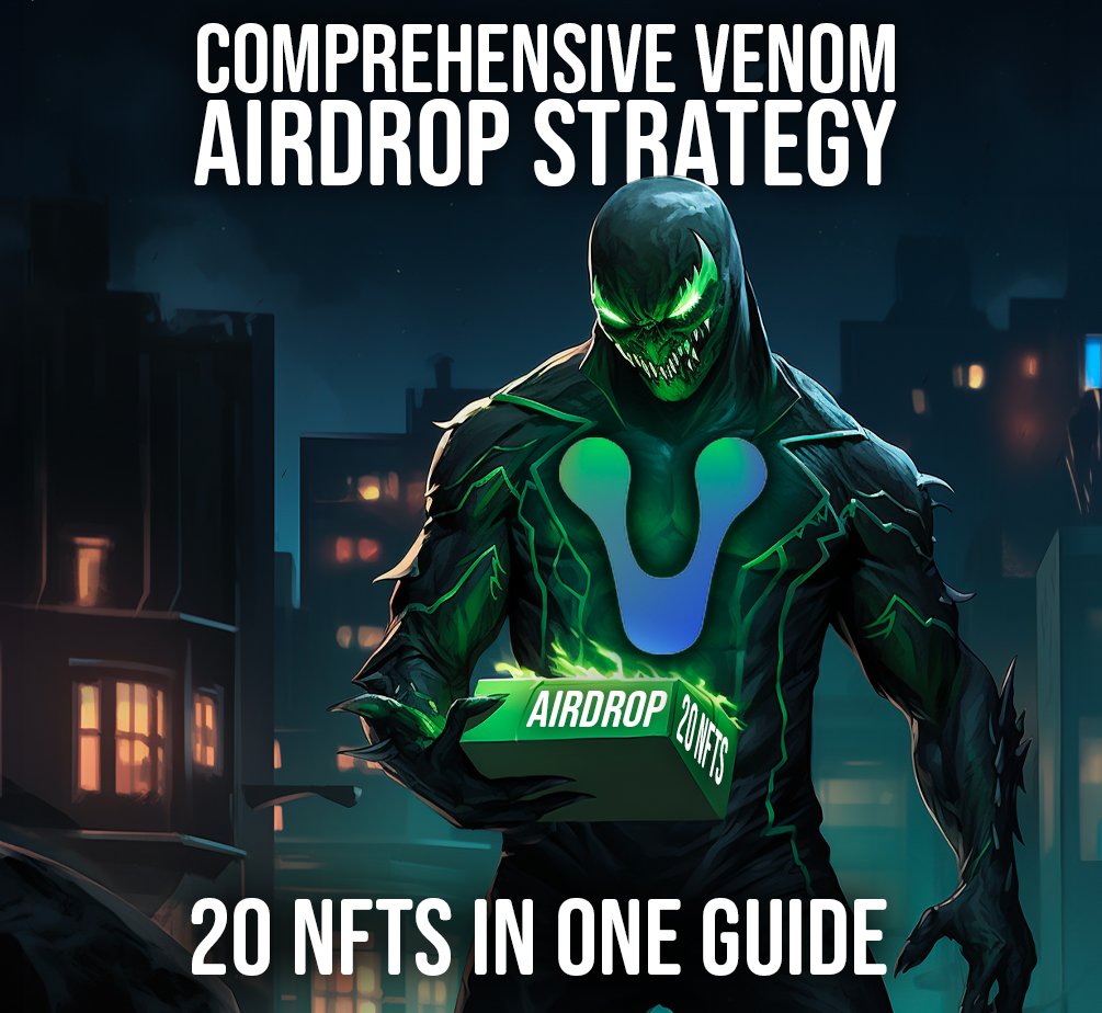 Venom raised $1B, so imagine how HUGE airdrop will be!

I've created ZERO cost strategy with all possible activities

Secure $VENOM airdrop with the highest chances👇🧵