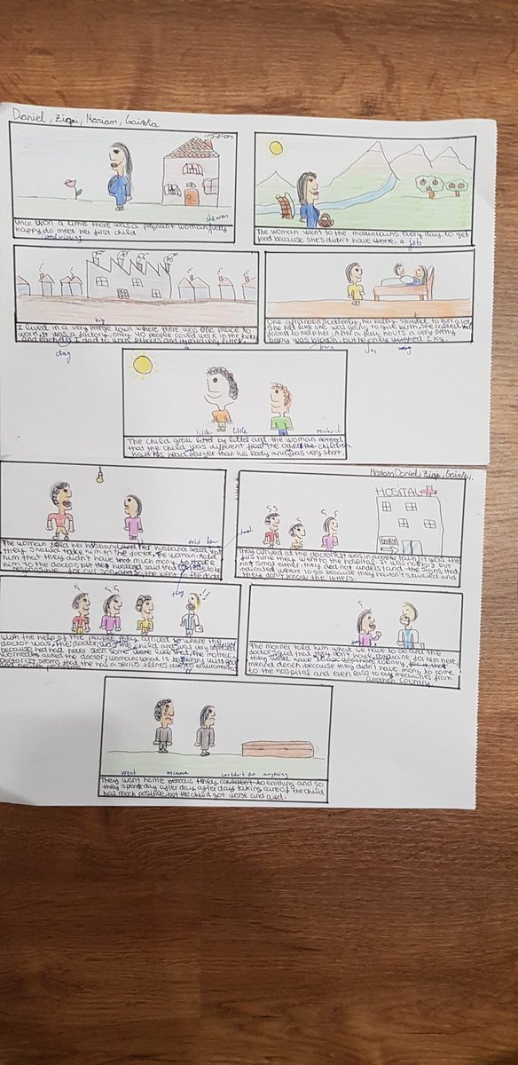 PIEDADISABELgr's tweet photo. Los borradores de los cómics de la #SdeA "Introduction to the 2030 Agenda" del @proyectoEDIA que el alumnado está creando y en breve pasará a CANVA o STORYBOARD. #sostenibilidad, #CE: expresión escrita, #CCCL: lingüística, artística y digital https://t.co/mjYtGrZ0eu