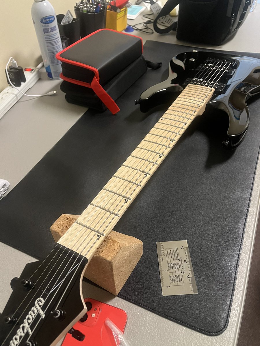 sextonsrepair's tweet photo. Restring and setup with clean https://t.co/hQMgugx7W7