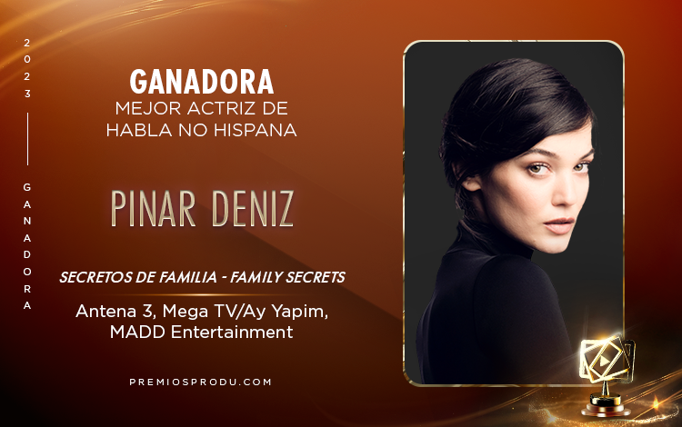 ¡Felicidades a <a href="/pinardeniz12/">pınar deniz</a> por ganar en la categoría Mejor Actriz de Habla No Hispana en los #PremiosPRODU2023! 🏆

En vivo: premiosprodu.com

#CelebrandoNuestraTelevisiónLatina
#OrgulloPorEITalentoLatino
#LoMejorDelContenidoLatino
#PremiosPRODU
#MIPCANCUN #MIPCANCUN2023