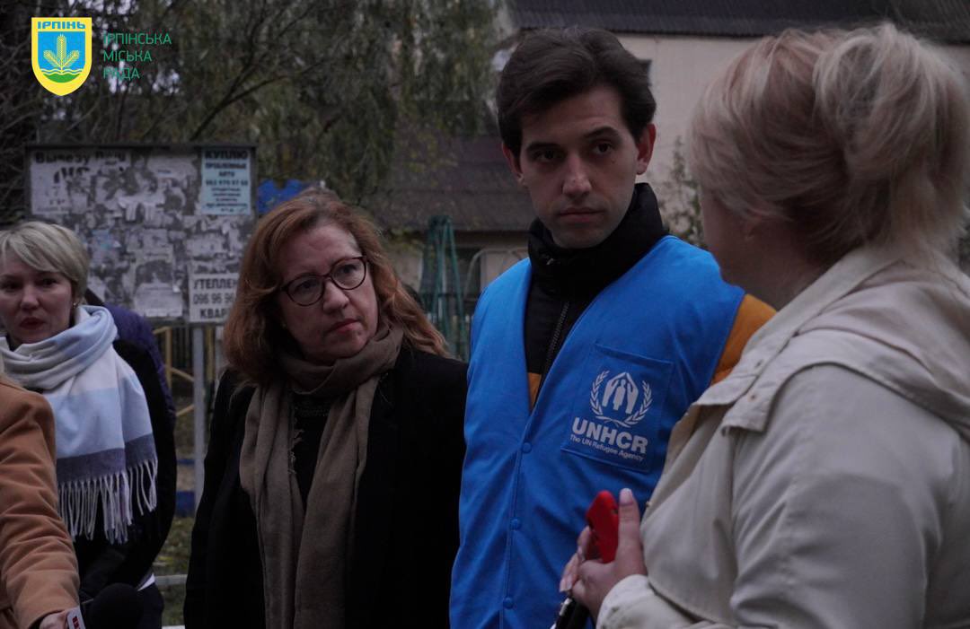 markushyn's tweet photo. The Irpin community continues to feel strong international support - today we were visited by two foreign delegations.

In the morning, we met members of the Defense Committee of the Riksdag of Sweden.

In the afternoon, the @UN Special Rapporteur on the human rights of internally displaced persons., Paula Gaviria Betancourt @PaulaGaviriaB , visited Irpin.

I want to sincerely thank our international partners for their attention to the reconstruction of the Irpin community and military assistance to Ukraine. Through various programs, the @UN provides us with building materials, directly takes over objects for reconstruction, and helps with the dismantling and dismantling of rubble. Sweden announced a new 14th package of military aid a month ago. So now the sum of the Scandinavian country's payments to Ukraine will amount to more than 2 billion dollars. Thank you and let's continue to work on the reconstruction and victory of Ukraine!

#IRPIN #StandWithUkraine 🇺🇦

@UN @Refugees @UNHCRUkraine @SwedenUN @PaulaGaviriaB @DmytroNegresha