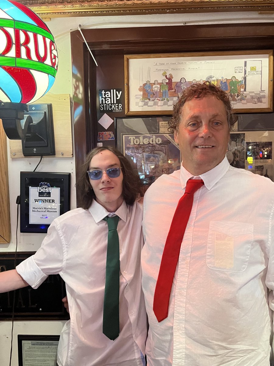 Went to Marvin’s Marvellous, Mechanical Museum in the Detroit area. We drive from New Brunswick 1,199 miles. My son asked to go. The Smile and Joy was awesome. Thanks Tally Hall