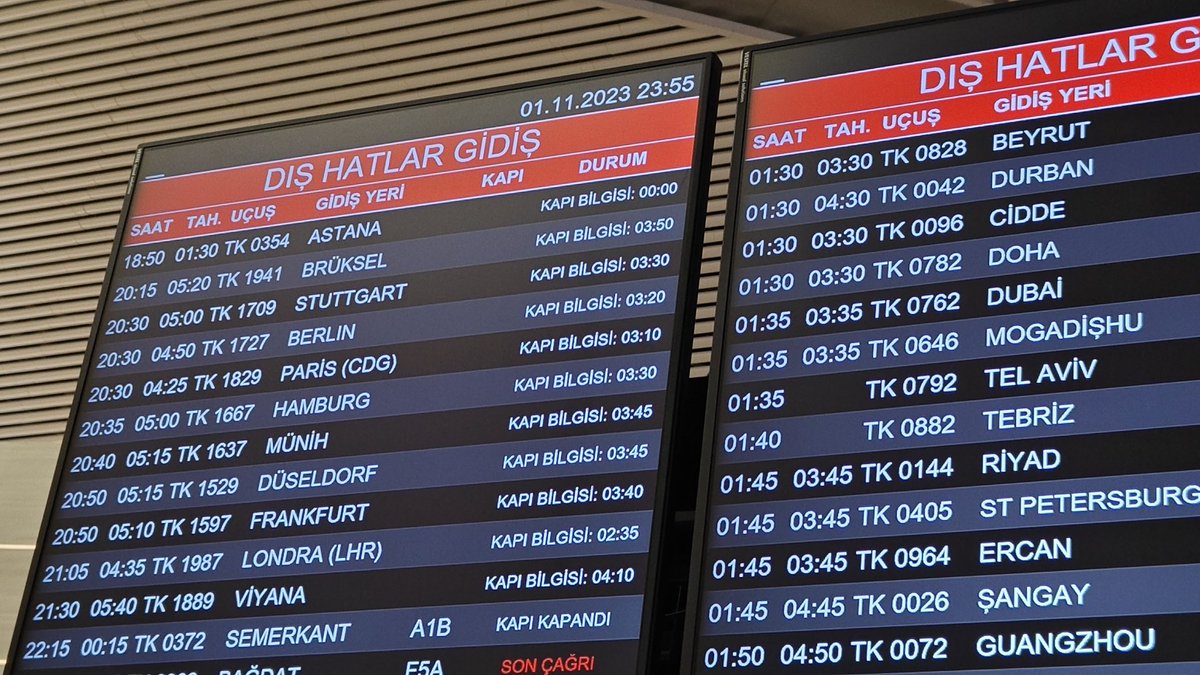 Epic delay at @TurkishAirlines @igairport. Passengers stranded sans water and food with delays and cancellations at gates. Hoping to fly into Astana tonight in time for planned site visits to see climate action implemented on the ground.