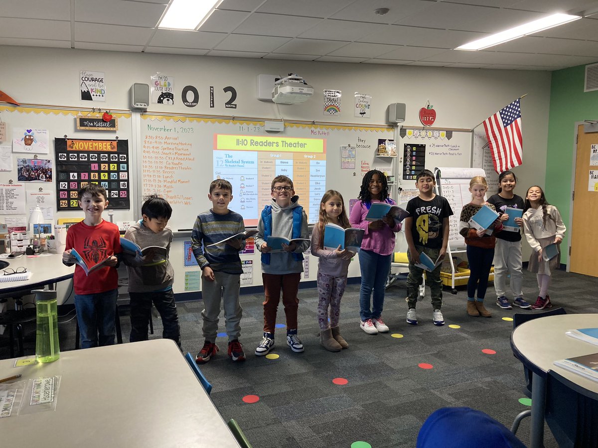 JenniferKittell's tweet photo. Reader’s Theatre fun today to begin our new CKLA unit on the Human Body Systems! https://t.co/SfOlpcjnIn