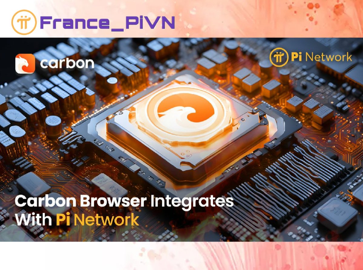 France_PiVN's tweet image. Carbon Broswer Integrates #PiNetwork

The full Pi SDK integration is ongoing and will enable users to integrate
✔️#PiCurrency
✔️#PiPlatform
✔️#PiWallet
Onboarding Pi&apos;s 45 million users to #web3