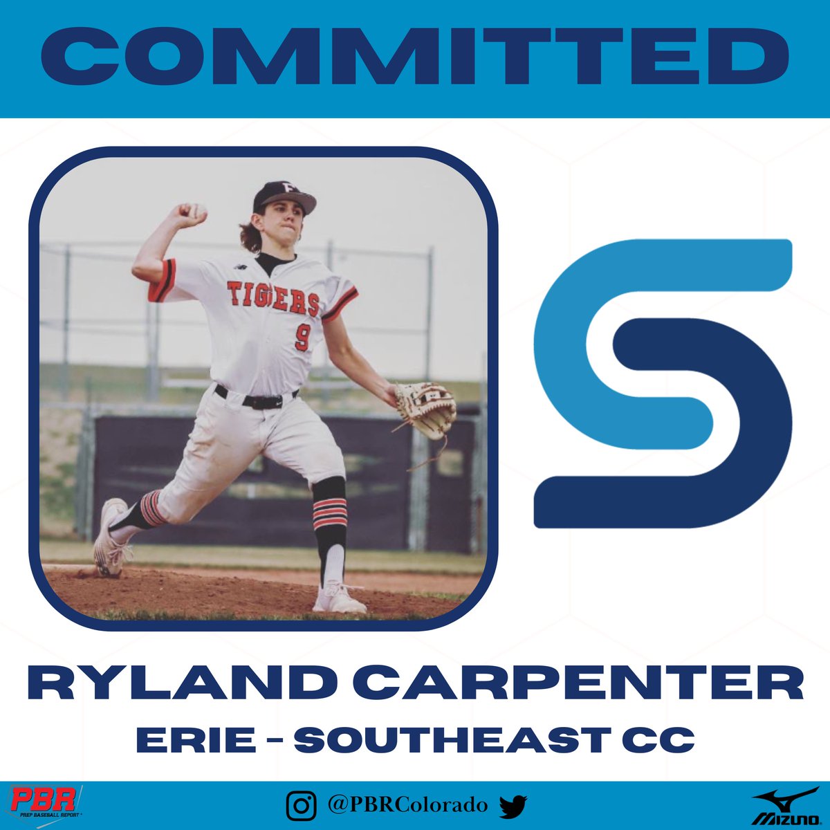 🚨𝐂𝐎𝐌𝐌𝐈𝐓𝐌𝐄𝐍𝐓 𝐀𝐋𝐄𝐑𝐓🚨

'24 RHP Ryland Carpenter (@rylandcarpente8) has announced his commitment to Southeast CC.

@baseballerie || @slammersbasball

#ColoradoBaseball
