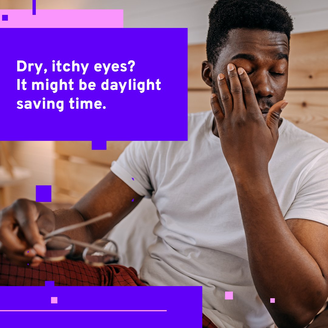 FloridaEyes1's tweet photo. An hour can make a big difference on your eyes. The changing of the clocks can disrupt nightly melatonin surges, which can cause poor sleep and expose problems with your eye health. Learn more about eye health and schedule your annual exam with an AOA doctor today #EyeDeserveMore https://t.co/gAmqPSQeuT